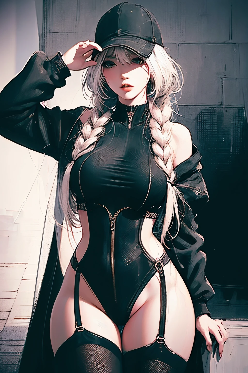  1 girl in black stockings ，Chiaroscuro, Ray Tracing,   cinematic lighting   ,    cowboy shooting, 8K, Yes,  Super details, Precise,  is the best quality  , Awards, Awards, A   High Resolution,  masterpiece , high detail， Guweiz trending topics on art site pixiv    , art site pixiv   ,   detailed digital concept art   , author：Yang Jie, 2.    5d cgi animated fantasy    ，   Ultra HD，8K ，    breasts are wider than her head    ，Chiaroscuro, Ray Tracing,   cinematic lighting   , 8K, Yes,  Super details, Precise,  is the best quality  , Awards, Awards, A   High Resolution,  masterpiece , high detail，In the snow，Cleaning， masterpiece ，  is the best quality  ， 8K， Digital Painting，   1 girl at home   ， Unique， Stand up， Hair accessories， Red Eyes， Heartless expression， Blood， Mechanical parts， electric wire， cable， Failure Effect， Shocking， Science Fiction， Futuristic，  The background is very dark  ， neon，   cyberpunk characters   ，   surrealism   ， Weird， disturb， crawl ， Shocking， Western Metal，Red Eyes，Blackened，Black long gloves ， Bodysuit ，Tights ，    highlights her elegant figure    ,Wrap the whole body，Symbiote，（（ Sexy highlights ））， Bodysuit ，Red Eyes，venom，Blackened，Black long gloves ， Bodysuit ，黑色 Bodysuit ，Blood red eyes，  is the best quality  ,   High Resolution,   looks very detailed   , Vivid texture, mask,  bangs，Wear socks，Tears， cover black mucus 
