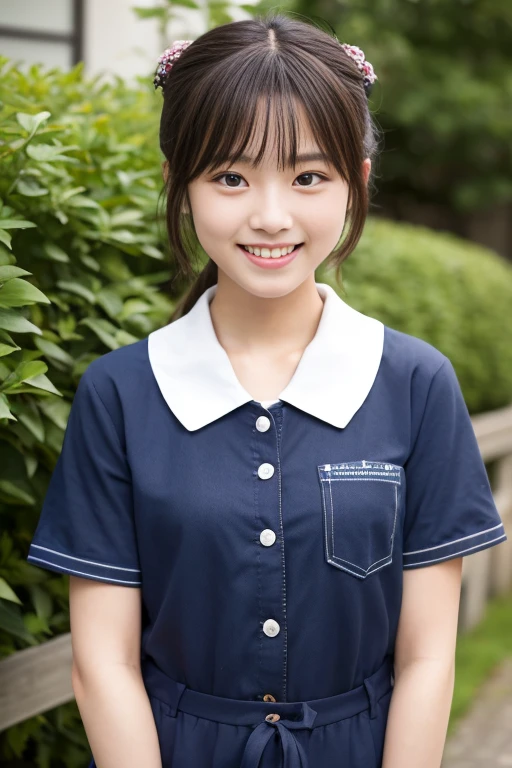 Masterpiece，Highest quality，Official Art，Highly detailed CG Unity 8k wallpapers, Best Quality, 8k, 12 Year Old Naked Girls, tits小さい, 、Raw photo, Absurd, Award-winning portraits, A shy smile, Solo, , , Delicate girl, upper body, Digital SLR, Looking at the Viewer, Frank, Sophisticated, Thin arms, maid Cafe, (Detailed eyes and face:1.0), (Senile:1.1)、((NSFW:1.7、Real))、1 Girl, ((Schoolgirl uniform)), View your viewers, Young face、Satisfied expression, (( Spreading legs、With legs apart、Mainly crotch)),Show your chest、、tits、Small breasts、、((Genitals))、((((10 years old)))))、(((Genitals)))、(Pussy line)、((((Japanese elementary school students、She has a bun hairstyle、Japanese Junior Idols、I was in ecstasy.....、、I feel ecstasy、
