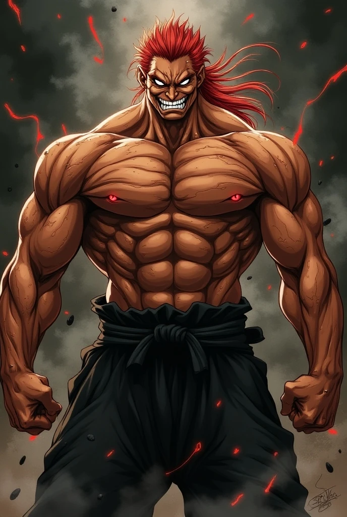 Yujiro Hanma A powerful, muscular man with an incredibly broad ...