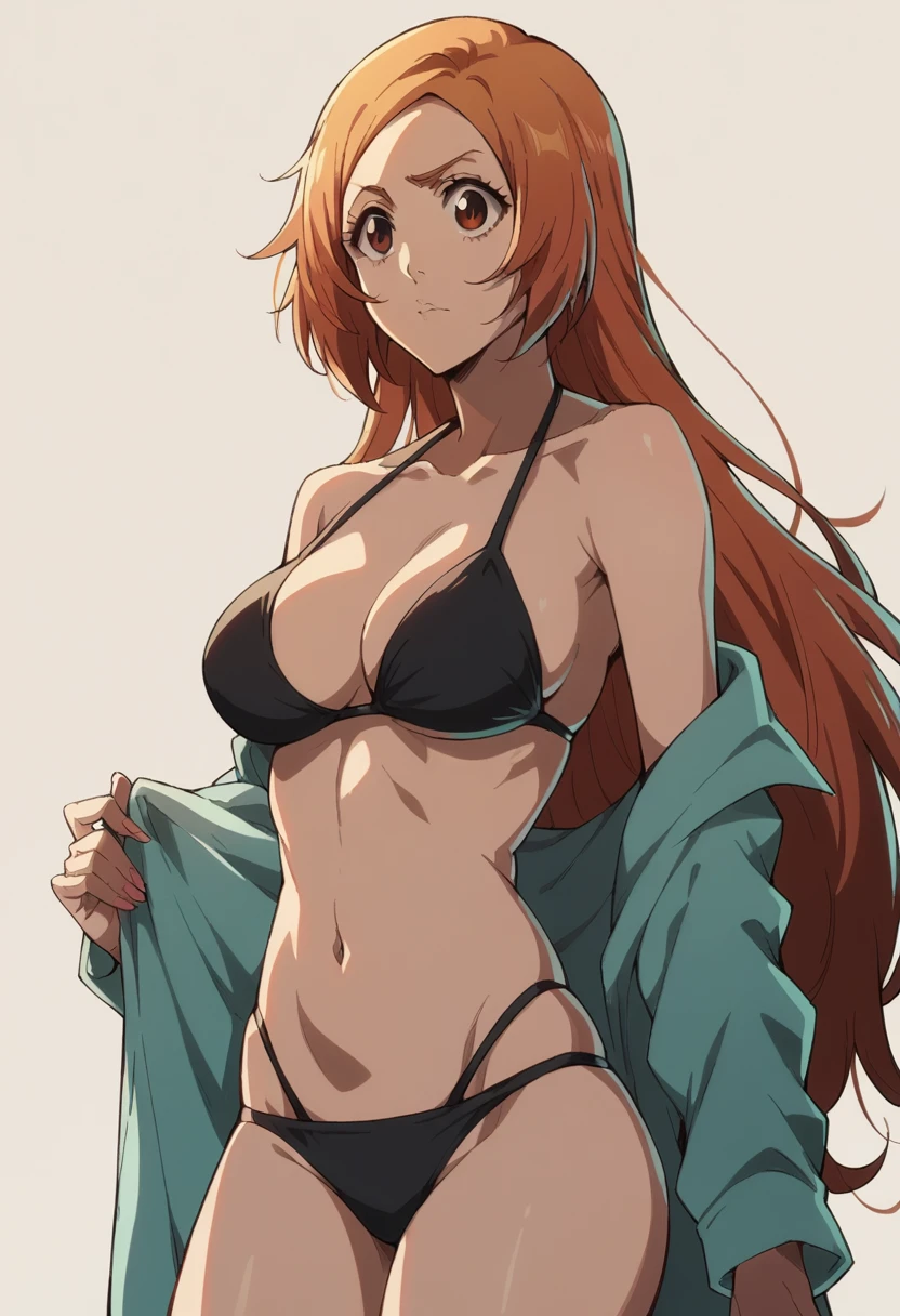 Orihime Inoue, black bikini 