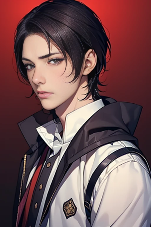 (High-definition CG), ( Best Quality ), (Kashu Kiyomitsu ), (Overall view) cool and handsome face ,  Beauty, 18 years old,  Toned and muscular,  cool and handsome face で, Sharp Eye