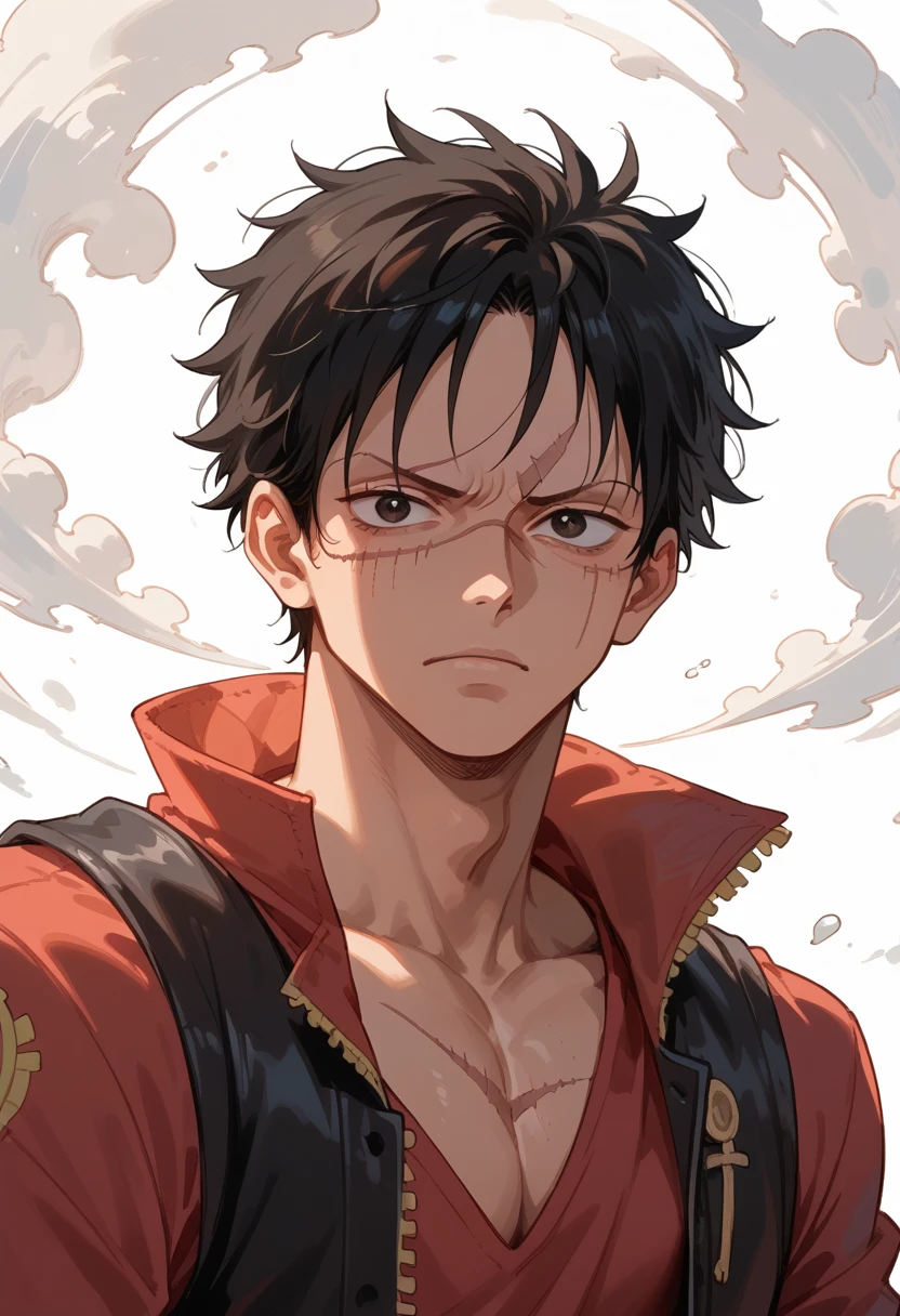 Luffy Scar in face 