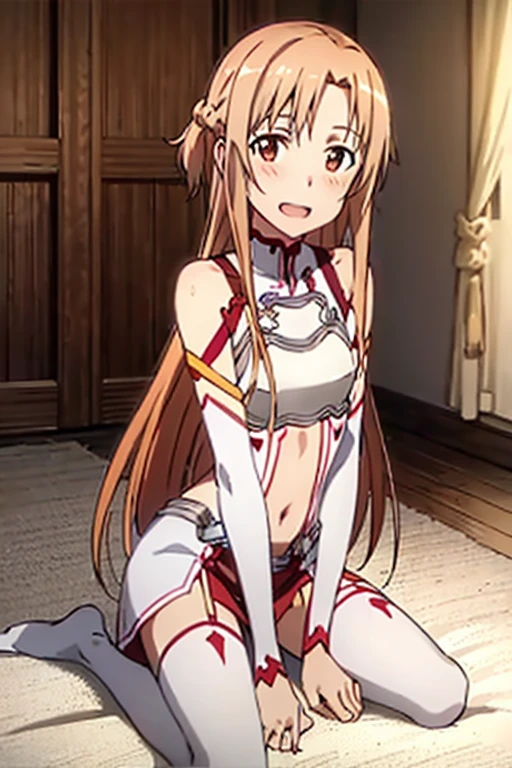 A captivating wallpaper of As Yuuki, Sword Art Online Heroine, Carefully crafted. (Highest quality, High resolution: 3000x3000 pixels)
As Yuuki, Virtual Reality Suit, Long straight blonde hair with bangs, Anguished Blue Eyes, Her plump lips are writhing in agony, Moderate: Digital Art, Vibrant colors, High resolution, Cinema Lighting, Ultra-fine detail, Physically Based Rendering, Very detailed explanation.
((Both hands tied with rope)), (Costume cut into pieces by sword)、Bleeding from a wound、On one knee、Crippling、There are many scratches、The enemy is using tentacles to steal your life force,Ladder binding,A desperate situation.