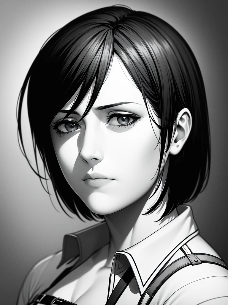 best quality, masterpiece, 8k, HDR, portrait, face, hmmikasa, dramatic, realistic, expressions