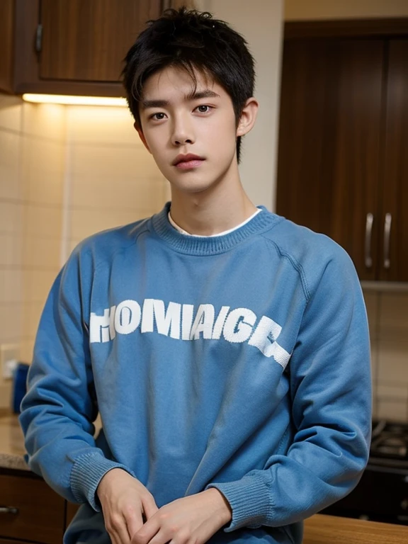 handsome boy,20yo,sneaker,sweater,