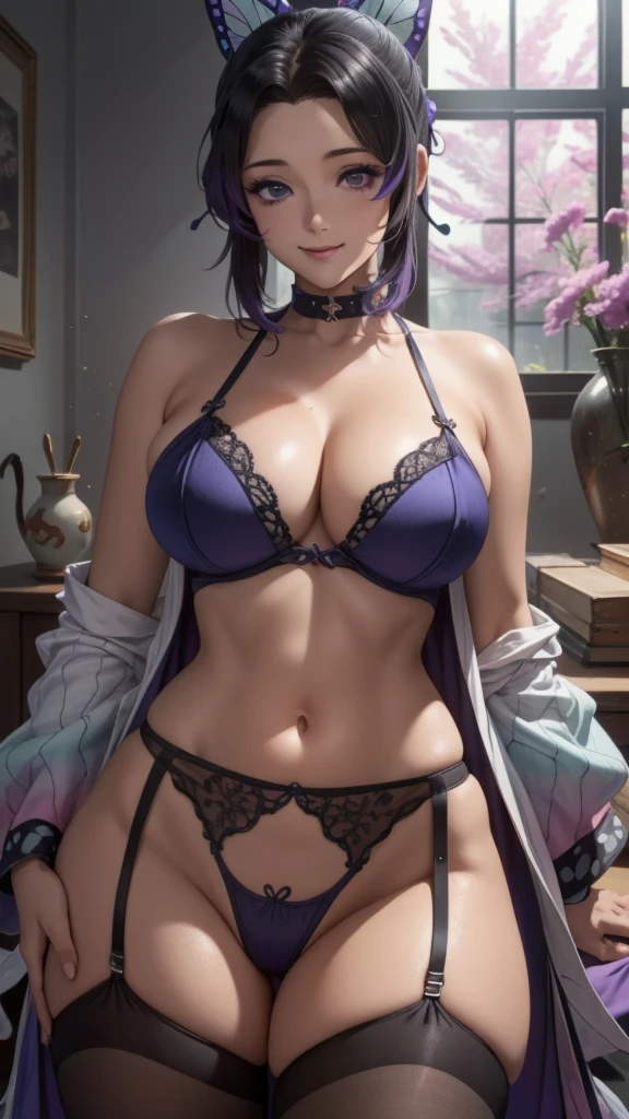 Masterpiece, high quality, 8k, ultra detailed, detailed face, huge breast, standing, blush, bright eye, (detail face), yelanrnd, armpits, (lingerie:1.5)