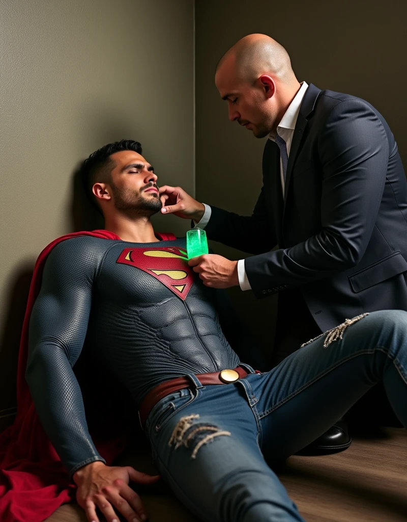 1male,((police officer costume)),muscular,((sock garters)),lying,on bed,bulgeJ8,masterpiece, best quality, epic reality , epic photorealistic , ultra realism , nsfw , (((bukkake))), (((huge amount of dripping sperm on his body and hair ))), (((rivers of white sperm on his face and body)))