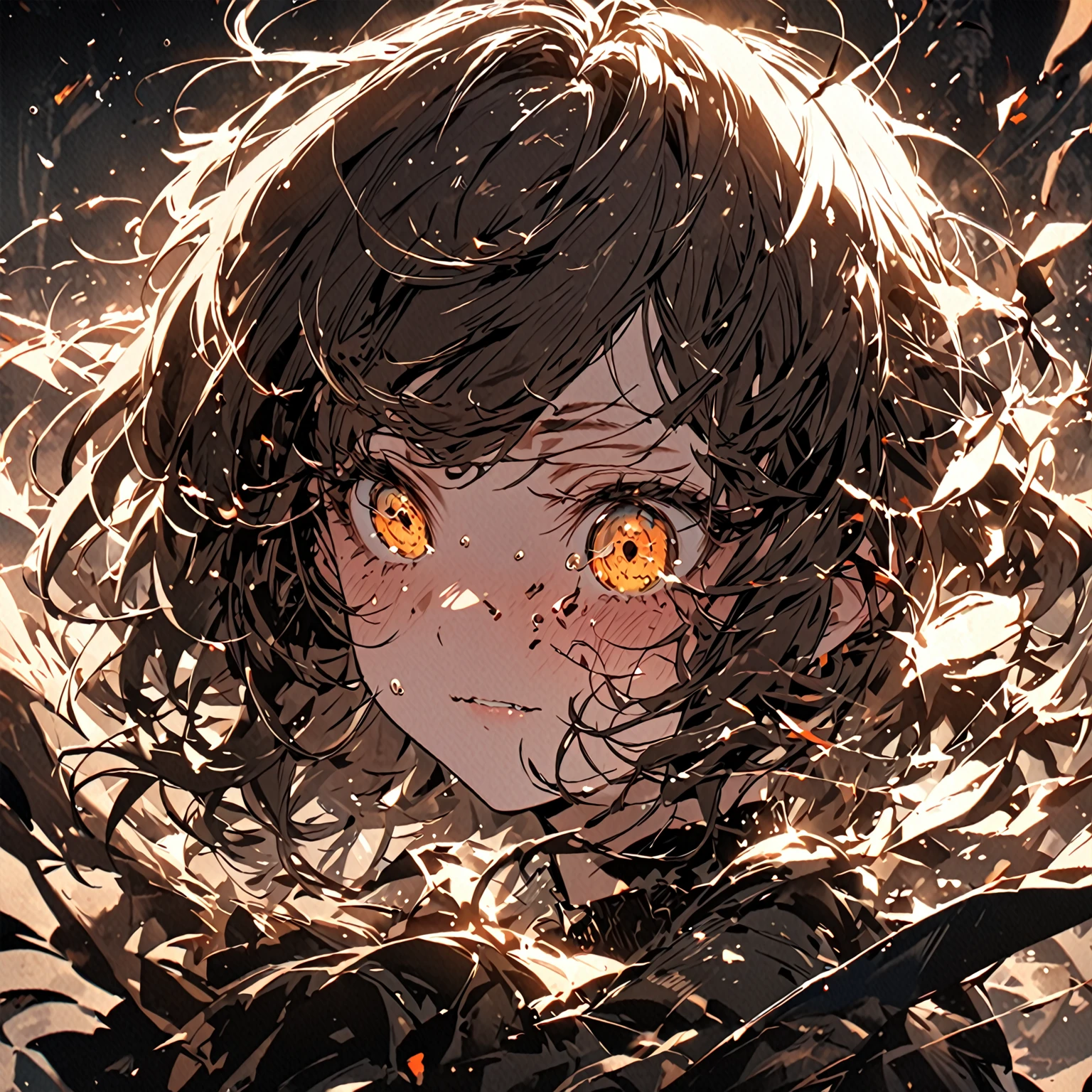 The eyes on the face