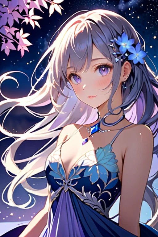 masterpiece,highest quality,Highly detailed face, water effects、Light effects、Feather Effect,Sparkling eyes,Highlighted eyes, Medium chest,pretty girl,smile,Embarrassed,Cat ear,Beautiful silver hair,Pink inside,Beautiful pink eyes,Cherries