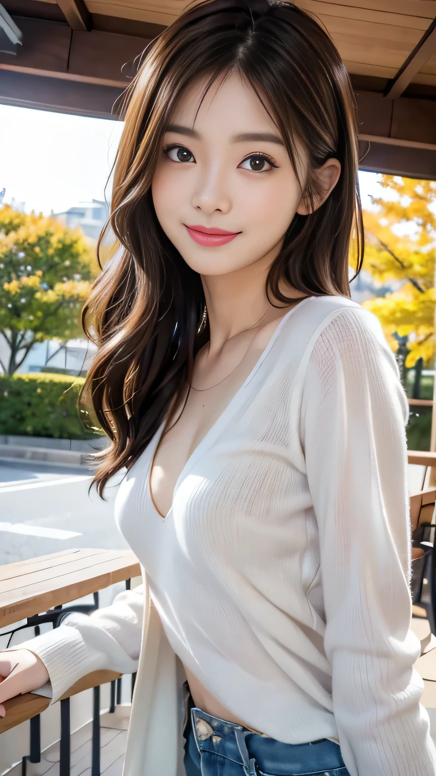 ((best qualtiy, 8K, tmasterpiece:1.3)), Focus:1.2, perfect bodies:1.4, White-haired girl with fox ears：：2，Cocked buttocks:1.2, ((Exquisite Hair)), (Sexy sweater dress:1.1) , (Sports cars, street: 1.2), Highly detailed facial and skin texture, A detailed eye, 二重まぶた，Whiten skin，huge tit，ssmile，Wear a necklace，gyuru，People sit in cars and their asses，