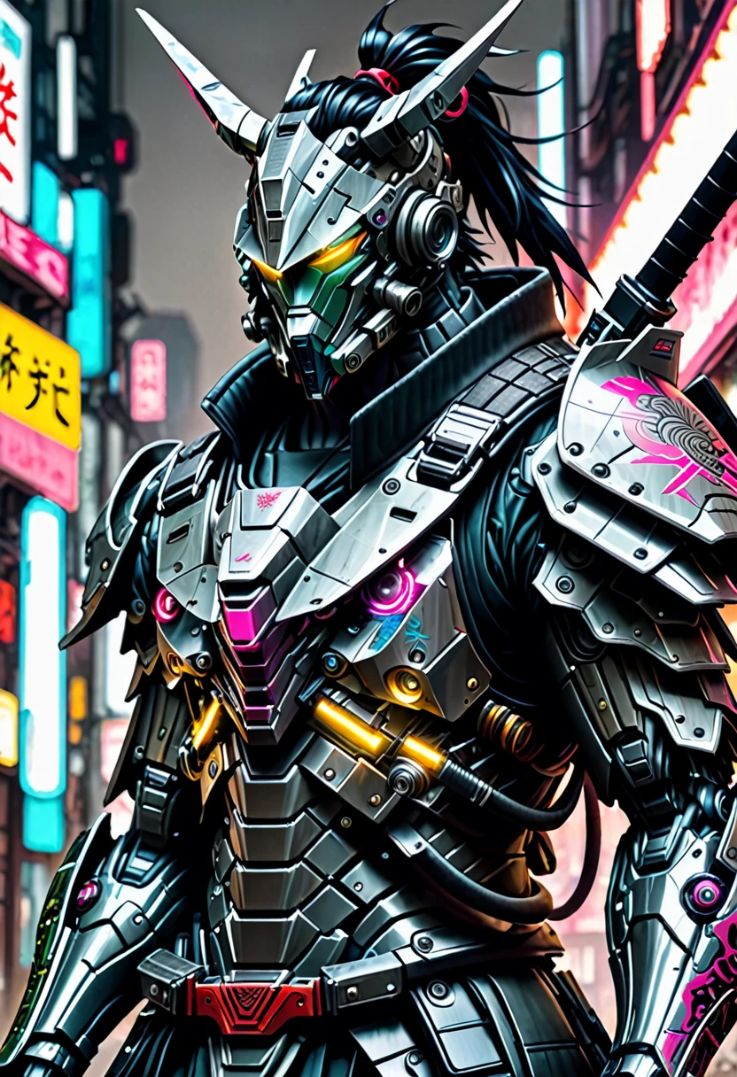  cyberpunk, Cyber Samurai Armor,knife