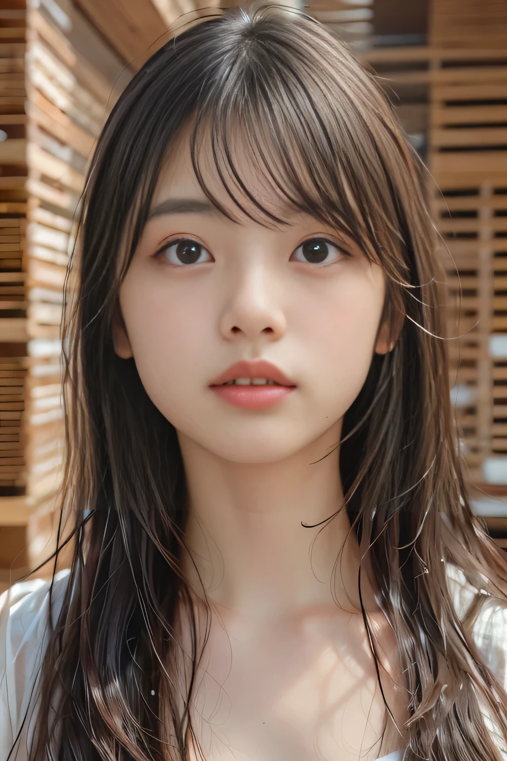 {Best Quality}, {{ Face Focus :: }},{{The face of the moon :1.3}},{{{Thin jaw}:1.6}} ,,{{}},,{{Soft light}}, {{ ultra high resolution}} ,,{{ photorealistic:1.4)}}, {RAW photo}}, {{{{{ 1 Japanese girl:18 years old,smile}}},{{{Portrait from the shoulder:1.6}}、{{ Face Focus }}, {naked},{ nude},{ nakedの ,cute, (pupil,),{{Your eyes are shining}},,{{ double eyelids in both eyes }},{{ long eyelashes:1.6}}},,{{ Mascara:1.6 }},{{ False eyelashes }},,,,,{{ Details}}, ( small breasts),( high resolution of human skin texture ), {{(long straight hair:1.6)}}