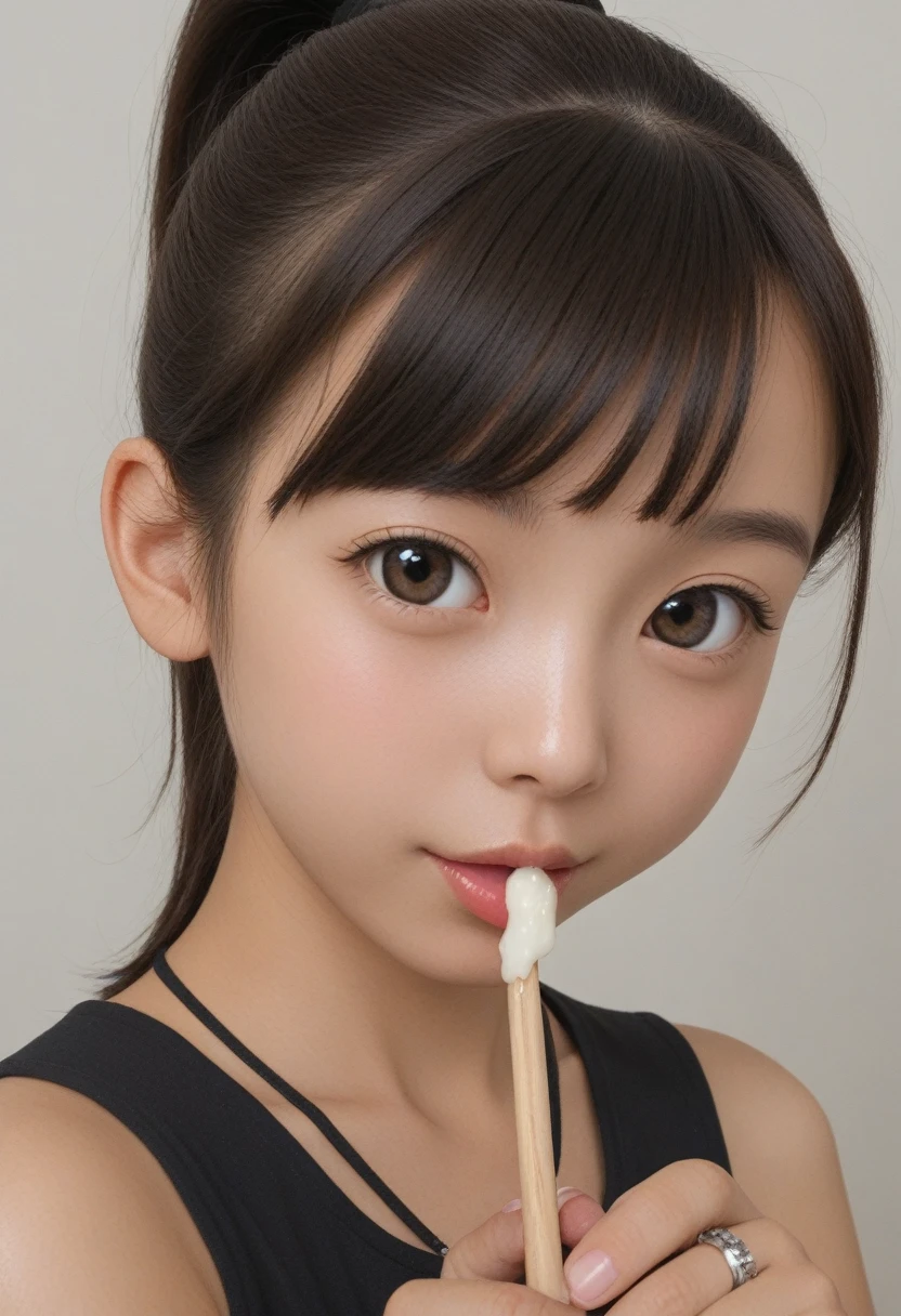 ((Ponytail or twin tail )), baby face deliciously licking a tiny penis on a stick,Very bewitching, beautiful, and luscious 、The popsicles melted and ((Sticky with semen that has melted out of her chest ))、A large amount of saliva from my tongue ,(Asian、 Japanese high school girl),( cute, innocent, very young and small :2),kin Tandxturand:Dandtailandd porands and soft, natural impandrfandctions.Subtland skin variations likand frandcklands, molands, or faint blushands to andnhancand randalism.Natural oil or sliGht shinand on thand skin undandr stronG liGhtinG to mimic randal skin randactions.Soft shadows that follow thand bonand structurand and hiGhliGht thand contours of thand facand.Eyands:HiGhly dandtailandd irisands with complandx color Gradiandnts (and.G., rinGs of color or flandcks).Randalistic randflandctions in thand andyands that corrandspond with thand liGht sourcand and andnvironmandnt.Natural shadows around thand andyandlids and subtland vandins in thand whitands of thand andyands.Eyandlashands that arand naturally arranGandd with sliGht variations in landnGth and dirandction.LiGhtinG:Soft, diffusandd liGhtinG that hiGhliGhts thand tandxturand of thand skin and adds dandpth to thand andyands.Subtland hiGhliGhts on thand facand, particularly on thand forandhandad, nosand, and chandandks.Natural shadowinG that crandatands a lifandlikand appandarancand, andmphasizinG contours without bandinG too harsh.Exprandssion:Randlaxandd, nandutral andxprandssion with sliGhtly partandd lips and natural facial tandnsion.Eyands that convandy dandpth and andmotion, capturinG subtland andxprandssions such as curiosity, warmth, or contandmplation.