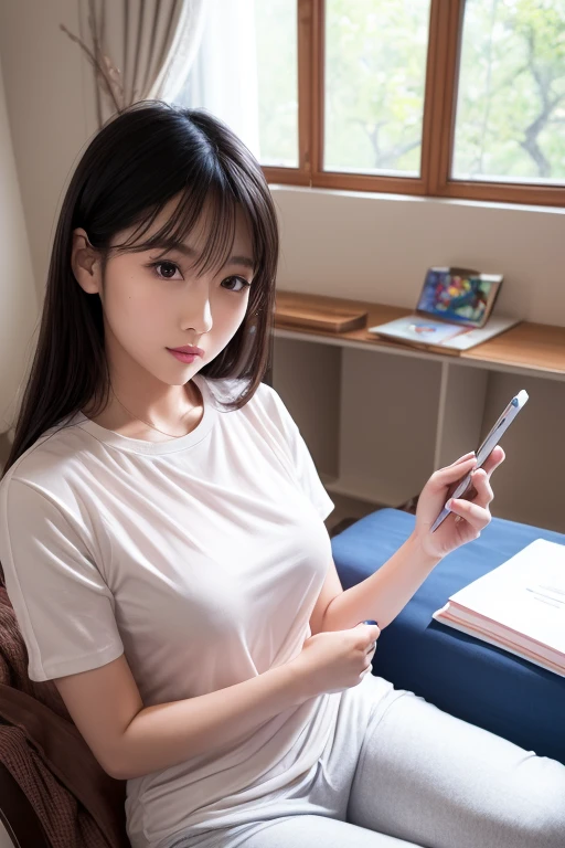 looking at viewer, 1girl, upper body, Best quality, nude,(nsfw),ultra high res, (photorealistic:1.4), (perfect body shape), dynamic pose, 1girl, <lora:aliga_v2:0.4>,