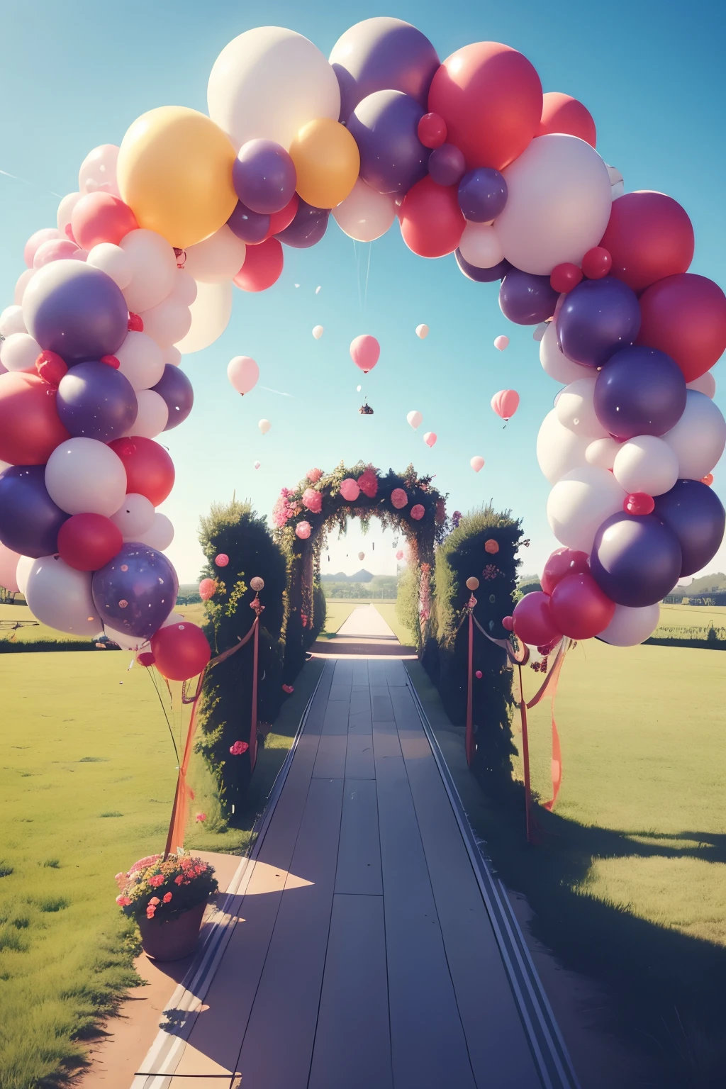 a balloon arch
