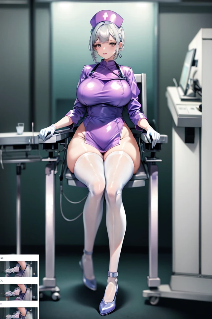 nurse uniform,hospital, latex nurse suit,nurses,busty,elbow gloves,labcoat,white hair woman,white eyes , gigantic ,medical instruments,asian nurse,two nurses,speculum,examination room,oversize ,big ass ,strap on, lay on table ,legs spreaded,giving birth,gyno chair , dentist,Milf,latex,yellow uniform,oversize breasts,diaper