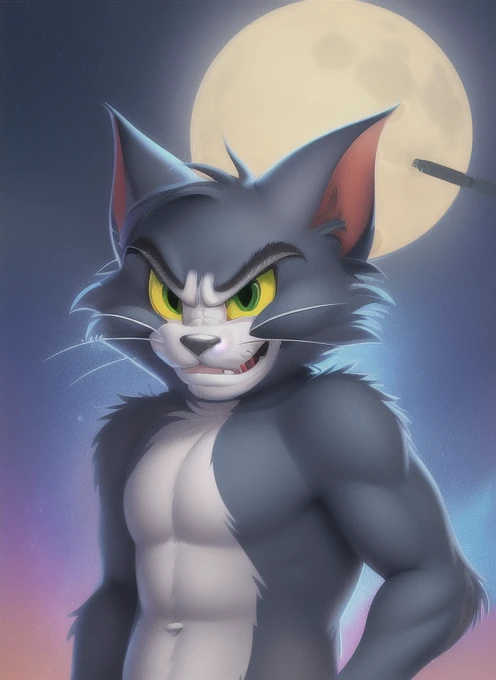 томасcat, fluffy anthropomorphic male , cat boy, portrait, One, (body fur:1.2), ( Best quality),  cinematic lighting , ( detailed fluffy coat:1.1),  looks at the viewer , (poison:0.8) , open smile, ahoge,  cartoon , sfw, without anger, 