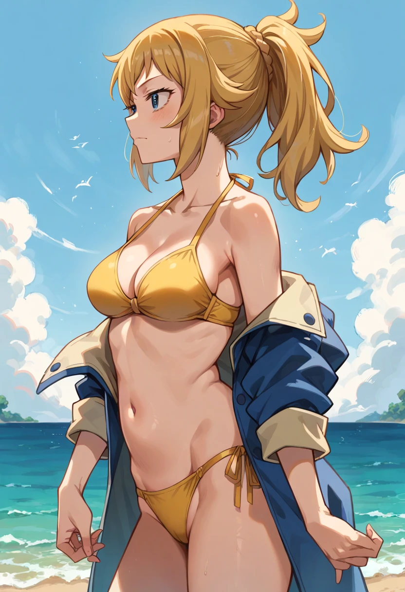 Rosalina, Rosalina, Cabelo loiro, olhos azuis, cabelo sobre um olho, cabelo longo, micro shorts, White shorts, lower parte of the breasts showing, blouse lifted showing parte of the breasts, barriga aparecendo, coroa, brincos, joia, princess , star brincos, QUEBRAR night, night Sky, Sky, star\ (Sky\), star \(Symbol\), space, sol, QUEBRAR looking at the viewer, (foto de vaqueiro: 1.5), QUEBRAR (arte: 1.2 ), melhor qualidade, high resolution, papel de parede de unidade 8k, (artework: 0.8), (lindos olhos detalhados: 1.6), rosto extremamente detalhado, perfect lighting, CG extremamente detalhado, (perfect hands, anatomia perfeita),
