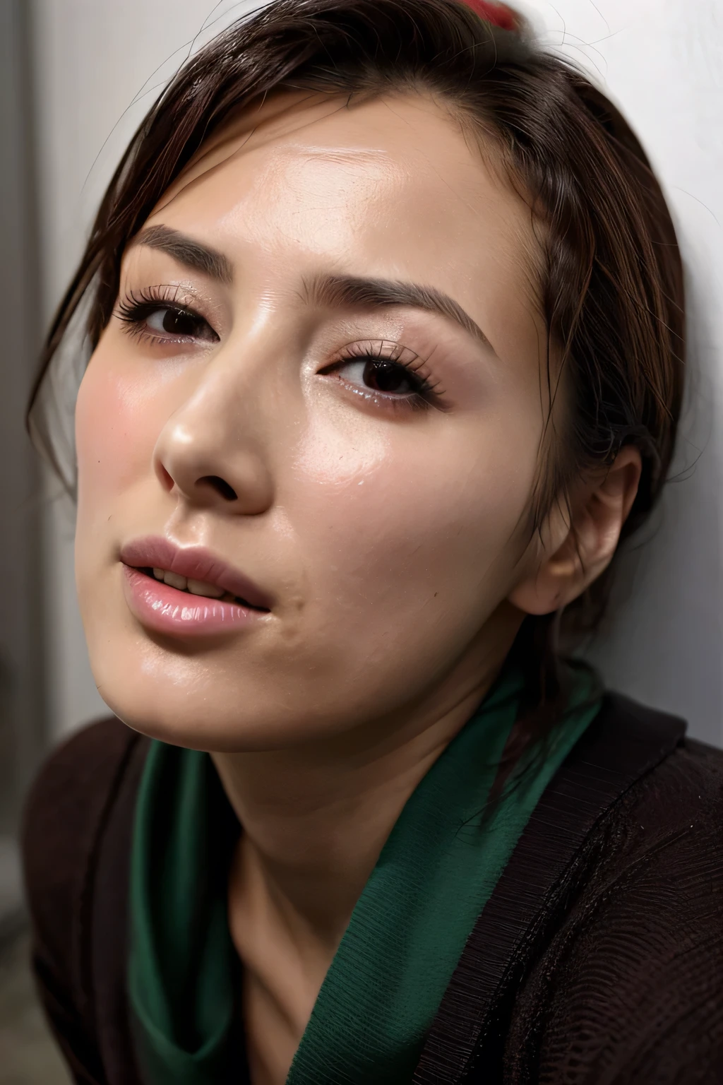 beautiful Japanese actress full of sexual desire、 1 girl,Flying debris,,Award-winning photo, very detailed, Face Focus , Big double eyes( woman with her mouth open and eyes closed ), 1、 Black Hair 、 Shiny Skin、((( face with no sense of incongruity)))、extraordinary stage, Staircase landing,Outdoor evacuation stage,Squat、(( Random Color Open Cardigan))、Big Breasts、(Sharp Nose)Frowning Performance :1.4,, Performance ,Frowning,Please lift your head、Sweaty skin, oily skin ,Hair tied up,Squatting and giving a blowjob,female teacher,sitting in the hallway、Squat、50 degree hot room、Sweaty skin、Wet transparent fabric,My whole face is sweaty,A face enduring intense pain、Screaming face, please open your mouth wide and scream,((On top of women,vagina, sex,))(( hyperrealistic )),Lift your head,Tamsin Egerton,((( face with no sense of incongruity)))、