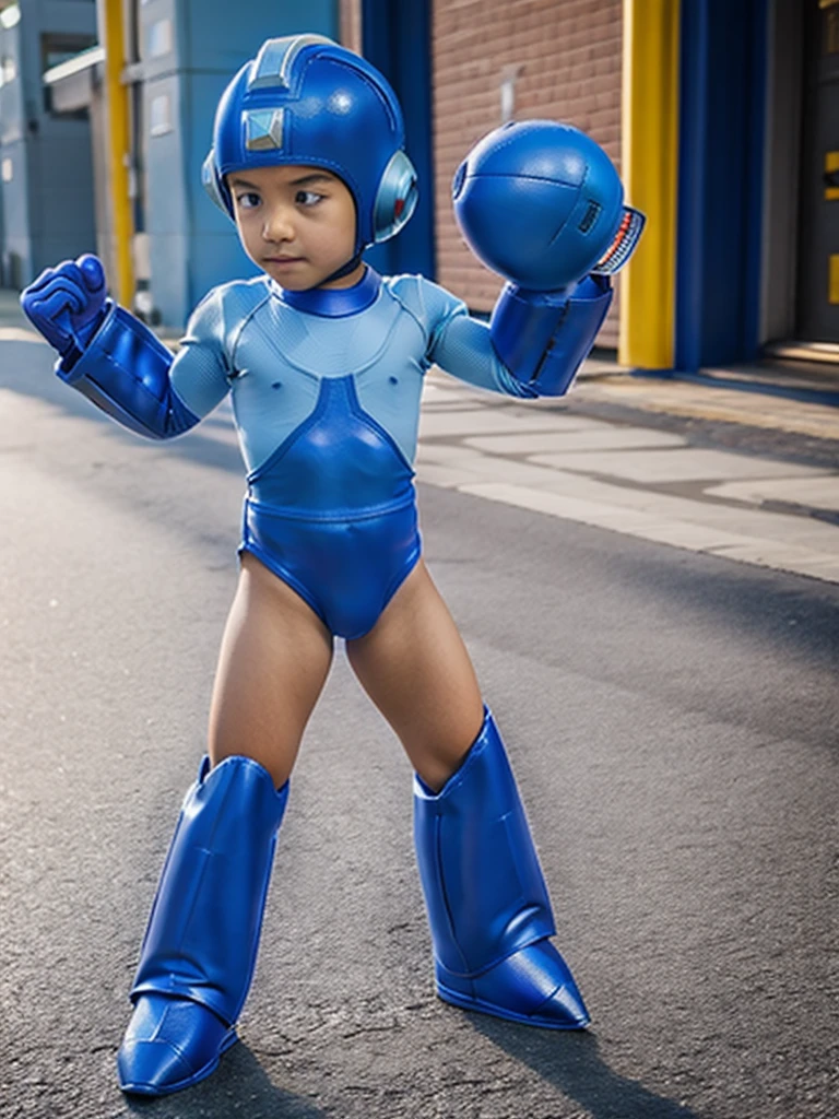 
--- Boy -- 14 -- Megaman Costume -- Leotard ---