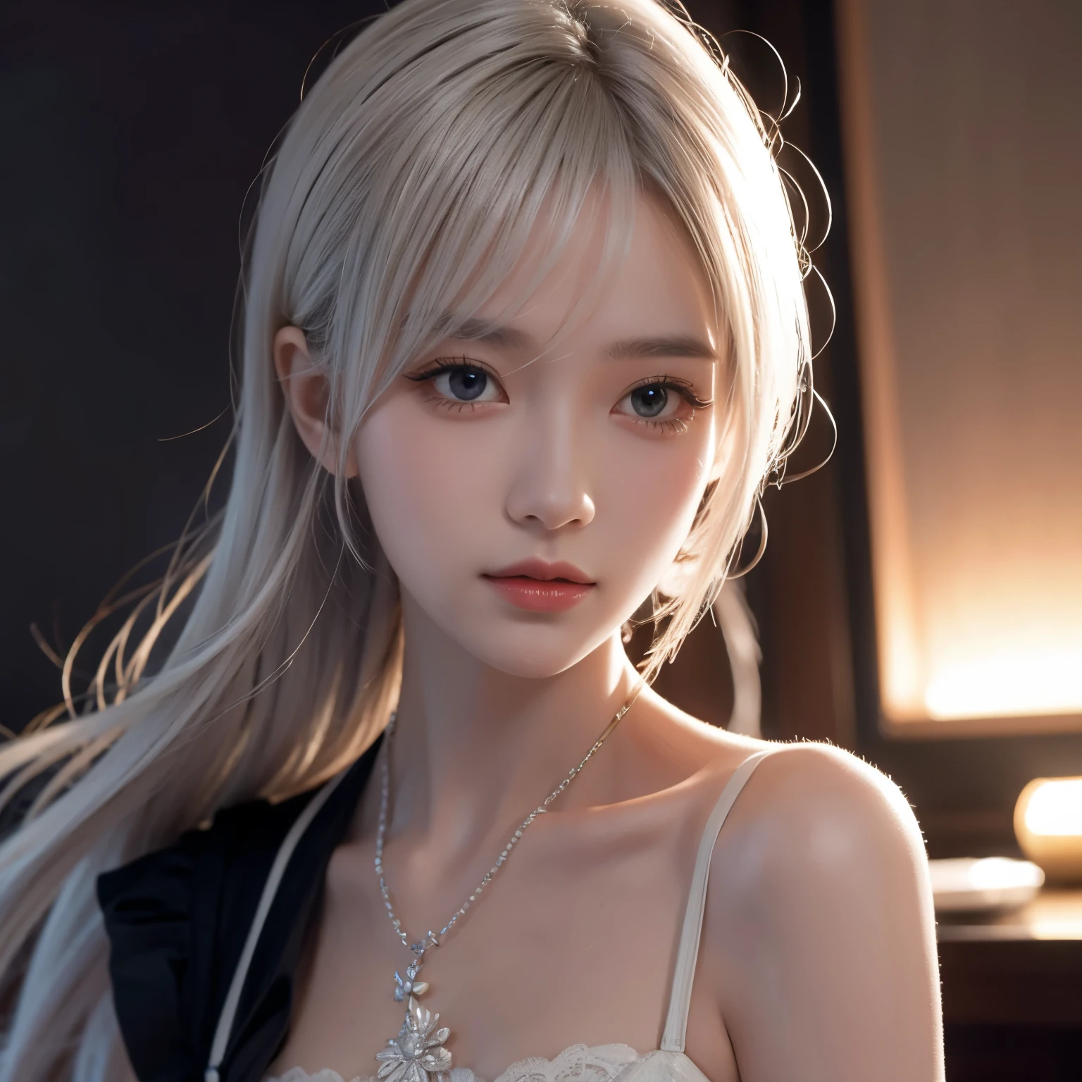  masterpiece ,  best quality,  Official Art , Extremely detailed CG Unity 8K wallpaper, High Detail, illustration,White hair, 