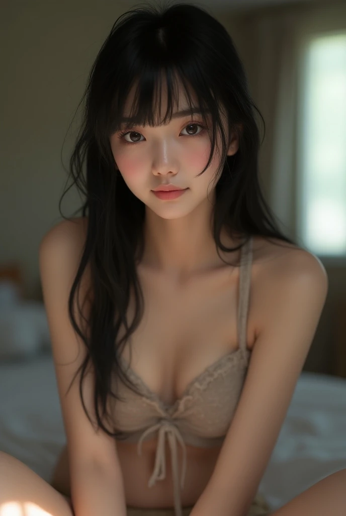 Beautiful small face、((exterior々cuteデザインのタイトドレス:1.2))、1 beautiful girl、Brown eyes、((exterior々Breast size))、Slender body line、cute、Laughter、Full Body Lesbian、gravure、high nose、Sexy lips、((Brown Hair, Silky smooth hair, Short pigtails)), (15 year old beautiful girl、Baby Face:1.5)、Detailed skin type、Zola々right、Lens flare、(Detailed eyes and face:1.2, Professional photography techniques, Natural lighting), (Highest quality, 8K, masterpiece:1.2, RAW Photos), (Reality:1.3), ((Dynamic Pose)), ((Dynamic Angle))