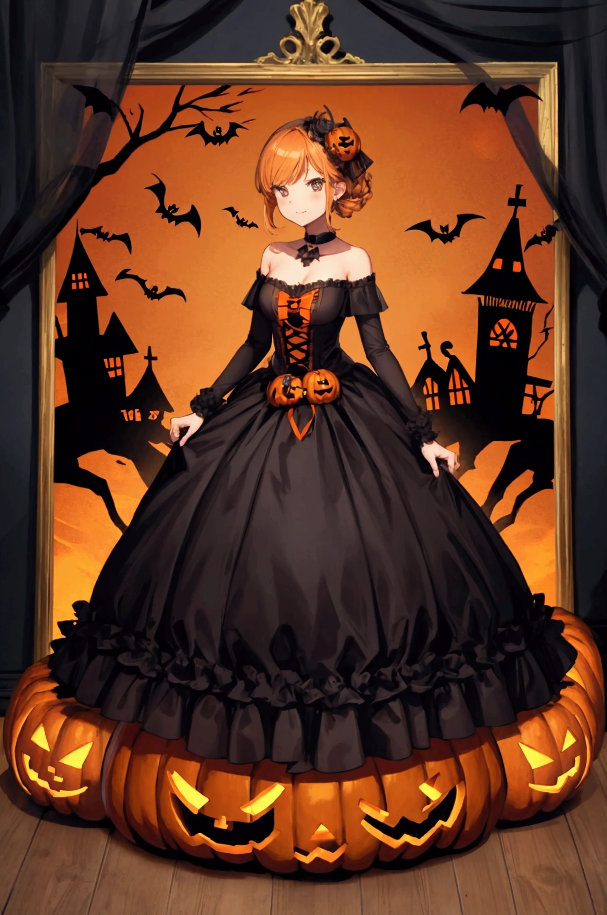 Halloween pumpkin poster