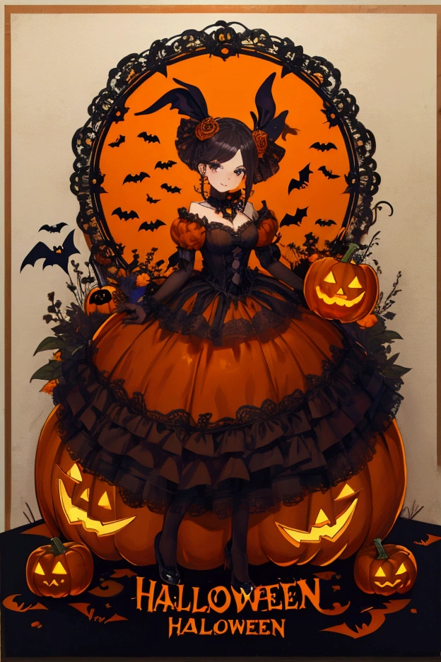 Halloween pumpkin poster