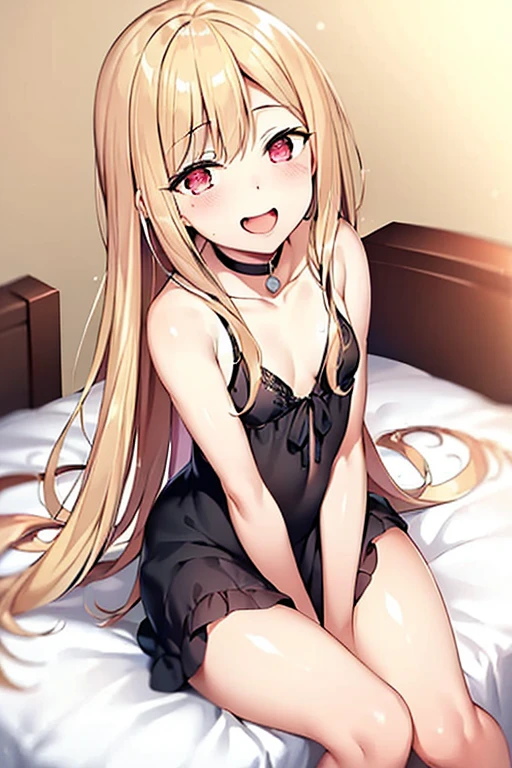 ((Best Quality)), ((masterpiece)), (be familiar with),  perfect face, indoor, bedroom,  watching viewers in the winter mountains ,
One woman,  Kitakawa Kaiumi,
 characters with open mouth ,  ecstatic expression , blush, smile,
Small breasts,  flat chest, , ,  s, Girl,
Long Hair,  long hair,
Leg spread,