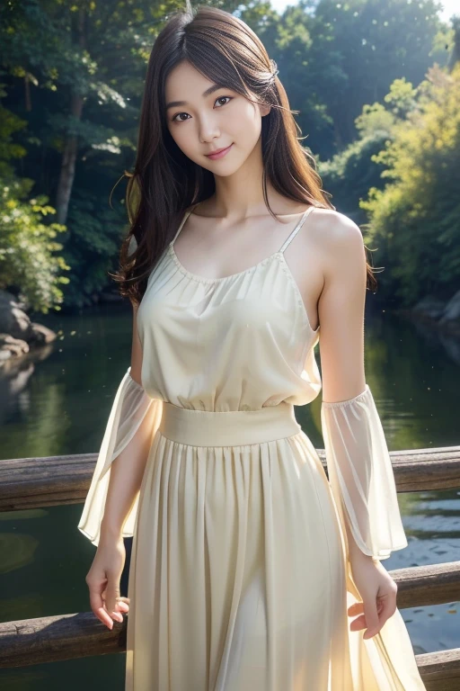 one girls:1.5、16years old、cute face、very nice body shape、small tits、wonderful tree々Waterfall、Natural color negative ion wear、summer sunlight、Tree leaKage day、Silence、plein air、masuter piece:1.3、top-quality、hight resolution、8K