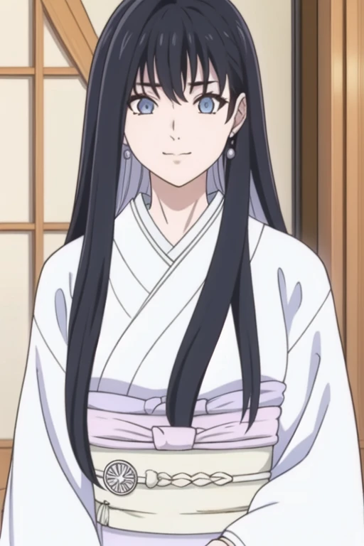  Simple white background ,
Japanese clothing, white kimono ,   wide sleeve,  Long sleeve  , 
blue eye,  black hair ,bangs, long hair in the castle,multicolored hair, 
, 20 years old,junior,beautiful long legs,beautiful body,
beautiful Nose,beautiful character design, perfect eye, perfect face,expressive eye,Perfect balance,
 view viewer,(Focus on her face),closed mouth, (chaste_big_eye:1.0),(light_laugh:0.3),
Official Art, Extremely Detailed CG Unity 8K Wallpaper,  perfect lighting, gorgeous, light_Front_face_lighting, white skin ,
(masterpiece:1.0),(best_quality:1.0),  초 high res ,4K,초 high res,
Photo shoot, 8k, HDR,  high res,  absurd:1.2,  Kodak Portra 400 , film grain,  Blurry background , Bokeh:1.2, Lens Flare, (vibrant_color:1.2),Professional photography,
(beautiful,크기가 big_chest:1.4), (beautiful_face:1.5),(small_waist),