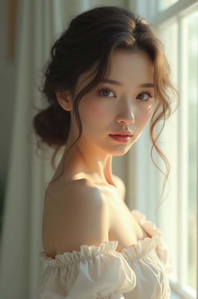 Pretty girl with little clothing