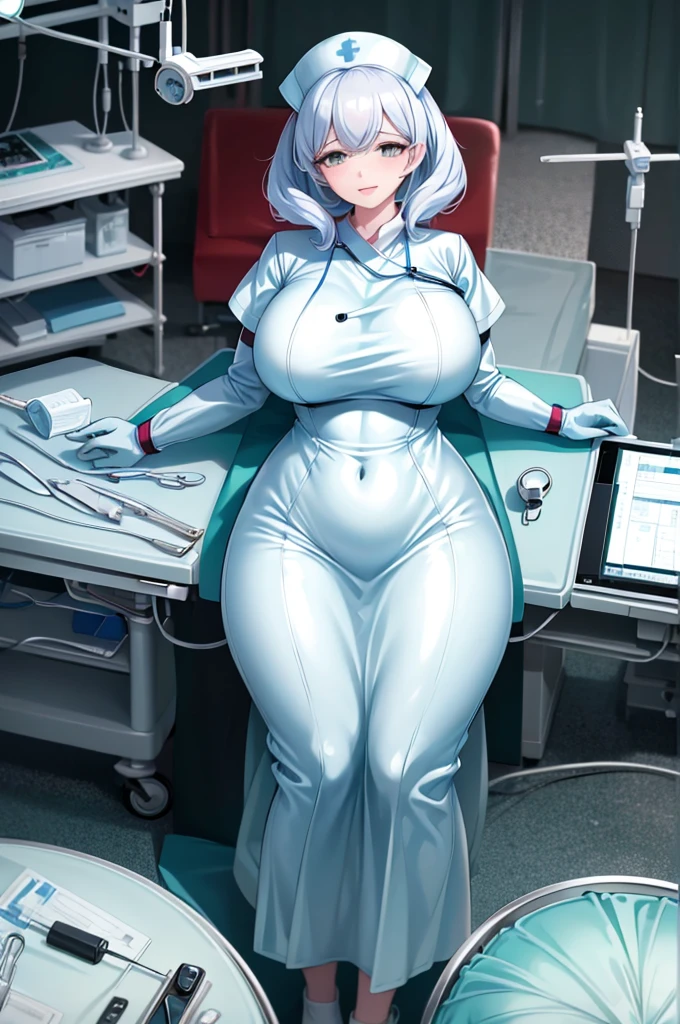 nurse uniform,hospital, latex nurse suit,nurses,busty,elbow gloves,labcoat,white hair woman,white eyes , gigantic ,medical instruments,asian nurse,two nurses,speculum,examination room,oversize ,big ass ,strap on, lay on table ,legs spreaded,giving birth,gyno chair , dentist,Milf,latex,yellow uniform,oversize breasts,diaper