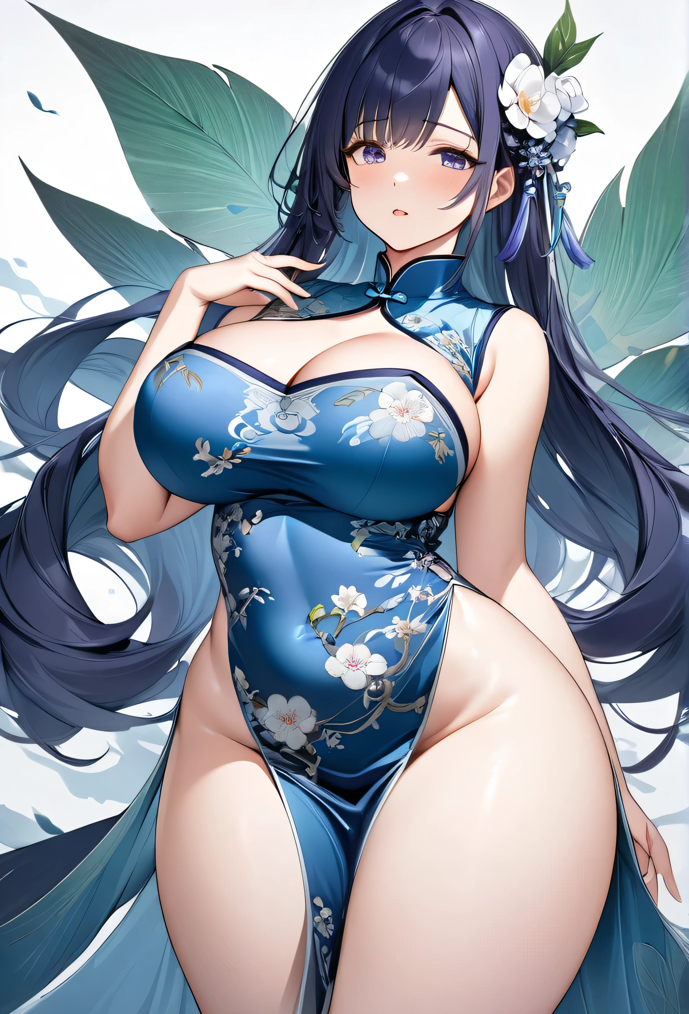 Hanfu, she has a jiggly fat round belly, Her belly was big and round, hyperrealistic full figure, Japanese goddess, potbelly, Voluptious body, Pregnant belly, giant stunning goddess shot, trending at cgstation，Big breasts Thin waist，tatical clothes，Trapped by Slime，Obscene lines，Orgasmic face