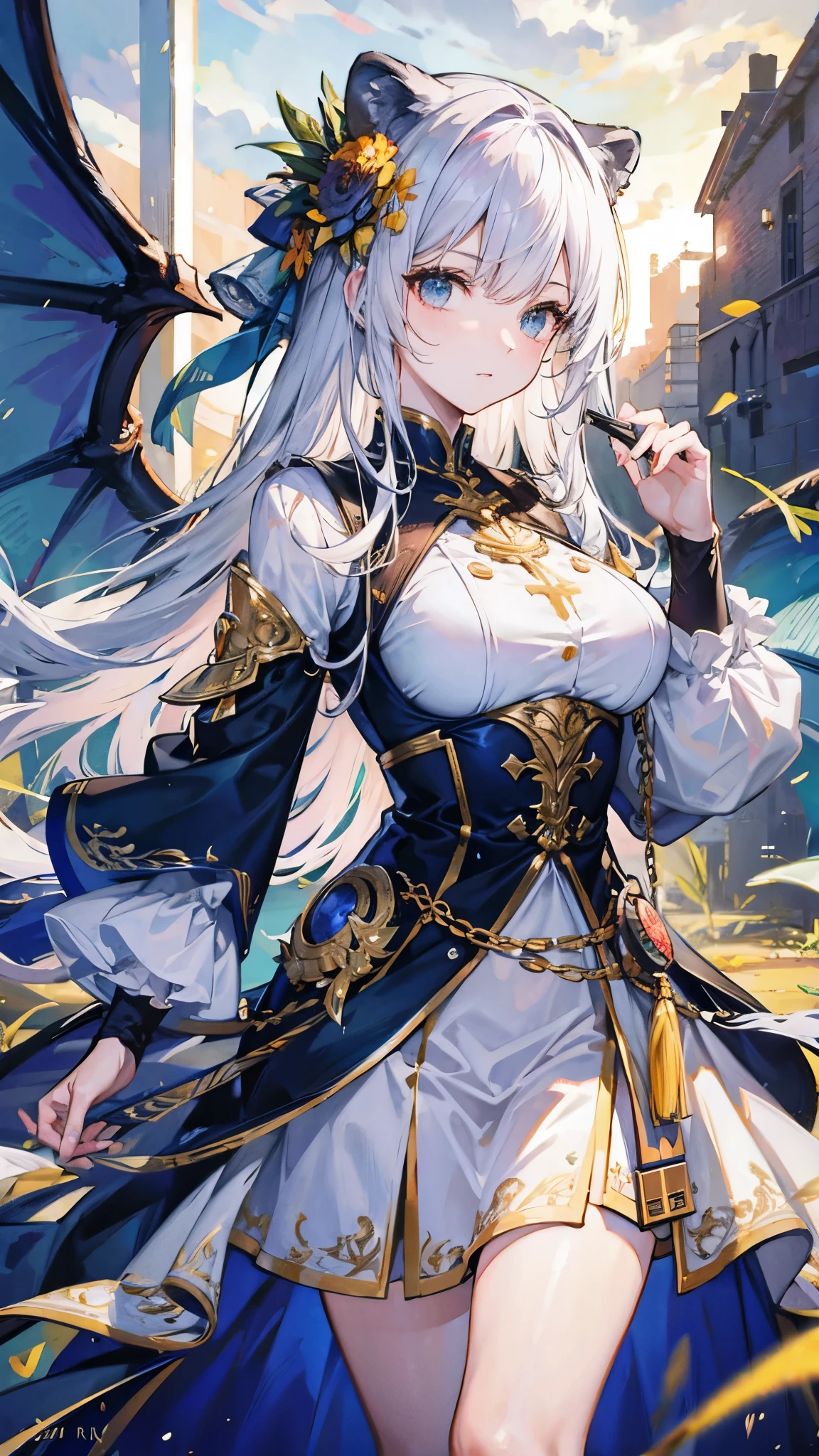 ((Best Quality)),( ultra high resolution),(Super detailed),( detailed instructions),(( best CG )),(masterpiece), HIGHLY DEFINED ART ,( Art with Precise Details:1.5), storm:1.6,Lightning:1.7,lightning:1.6,eruption:1.6 dragons:1.4,Combine 2 eagles :1.4,lion:1.4,Big snake:1.4