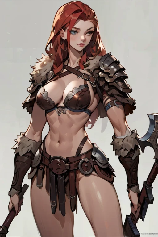 Viking girls Warriors with panties armor and bra, defined body