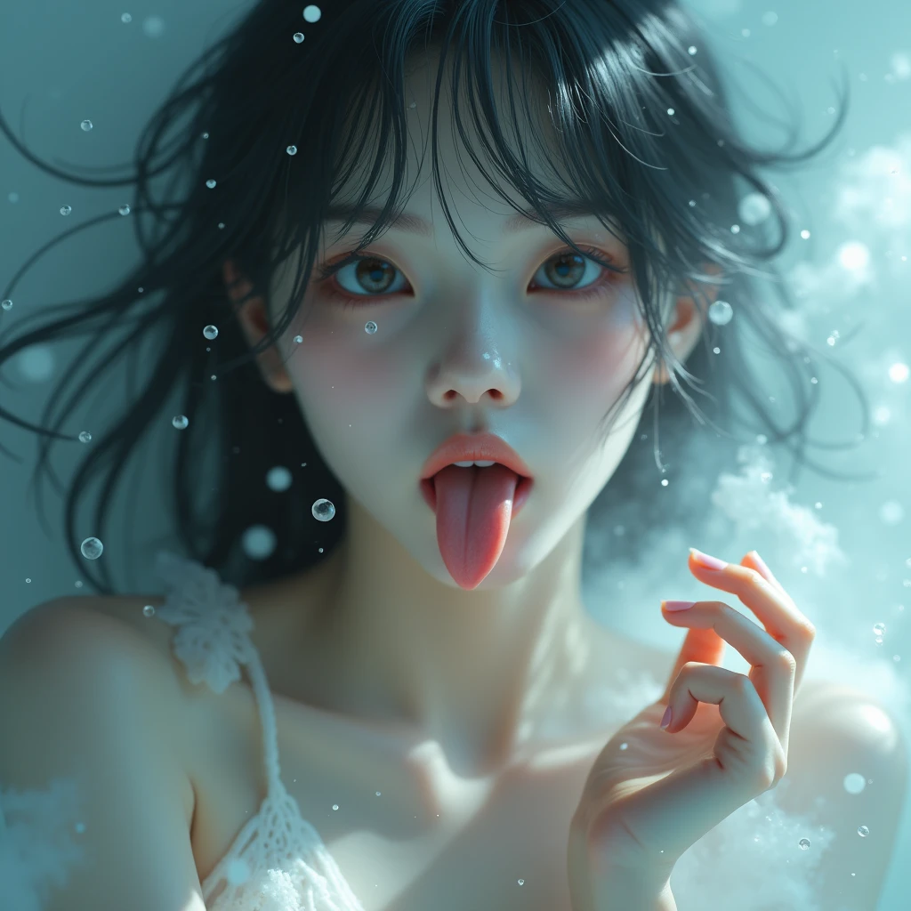 8k picture of Shinobu Kochou, kimono, tiny body, slim body, intricate, elegant, highly detailed, majestic, perfect skin, (wet skin, shiny skin), (shy look), (((dripping from face))),(bedroom), (on knees, begging, looking up), (flashing), (masterpiece, sidelighting, finely detailed beautiful eyes: 1.2), hdr, narrow waist, wet skin, (((dripping from body))), dripping milky white fluid, , a face that laughs out loud because it feels too good and screams with pleasure, hands behind head, ahegao, o-face,