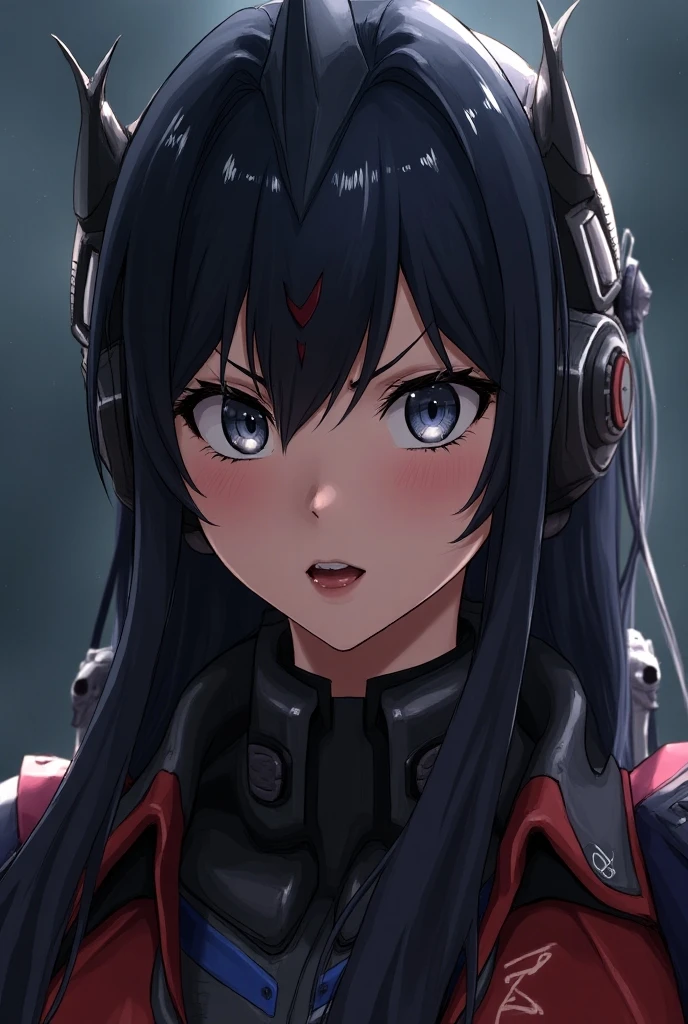 (1 Girl,Optimus Prime,Transformers,Anime Characters,Emilia from Re :zero, actual ,photo actual ,Movie, dramatic lighting , intricate details, highly detailed face , Beautiful and Meticulous Eyes , has beautiful and delicate lips, has extremely detailed eyes and face, long lashes , actual  proportions,Mechanical Armor,  breathable fabric  ,gear,Metal Texture, dynamic posture, Strong expression ,Movie composition, Vivid colors , dramatic lighting , studio lighting )