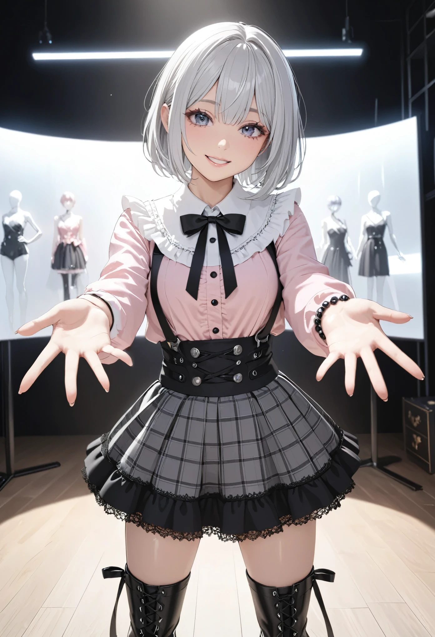 her hand has five fingers, perfect anatomy, detail,