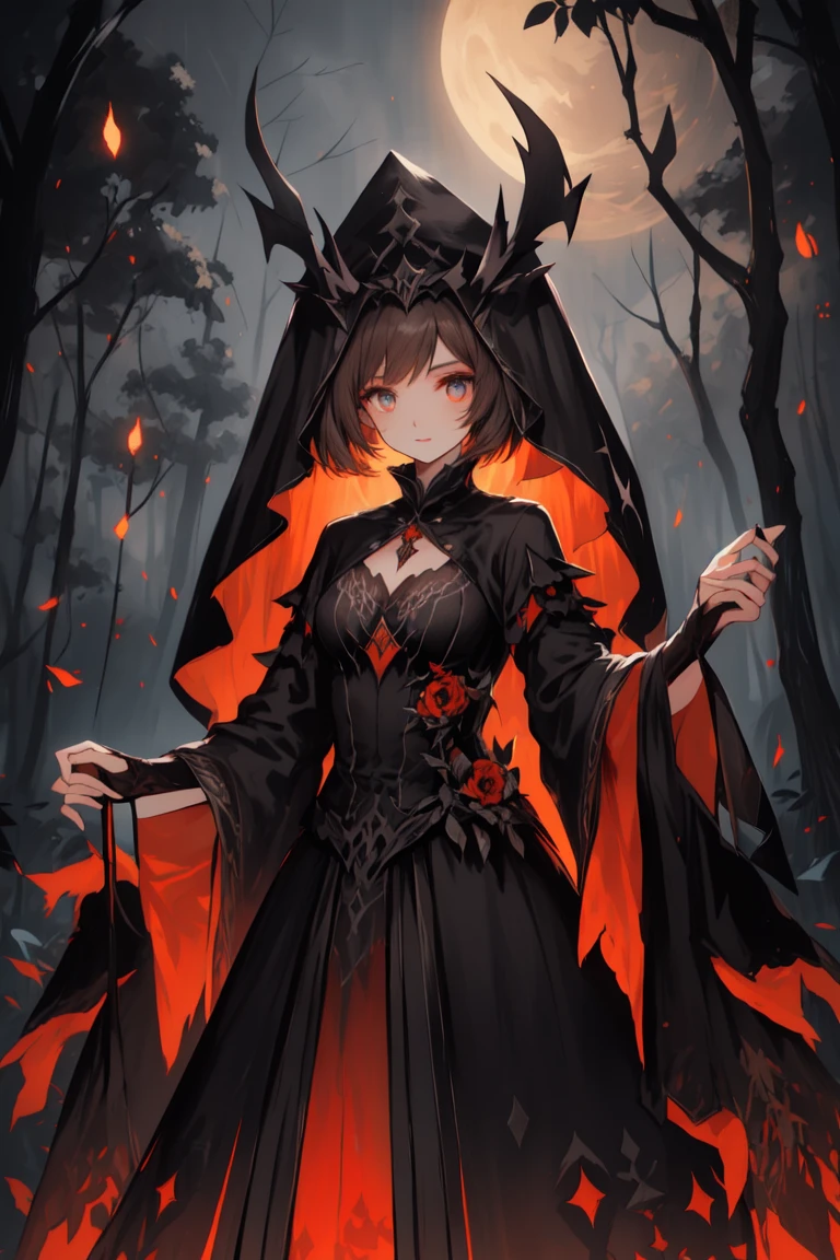 Beautiful Female , Darkness forest