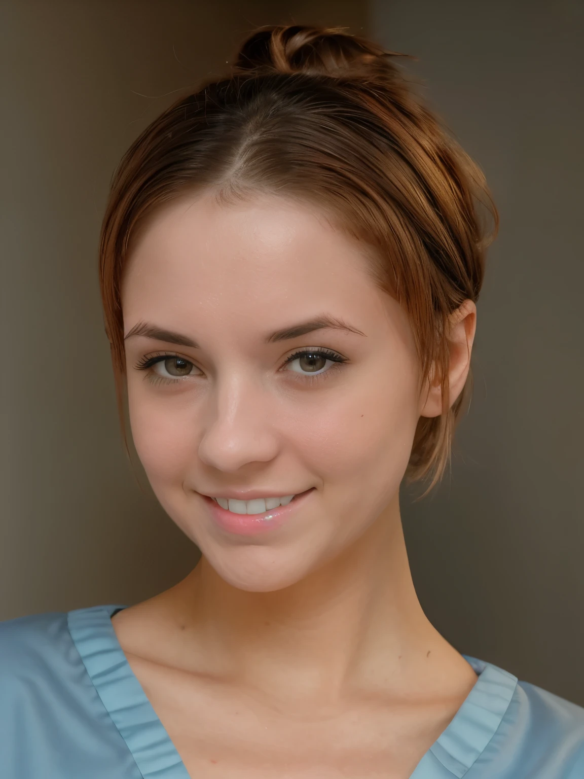 RAW-Foto von amysa, lässig, 8k uhd, dslr, weiches Licht, hohe Qualität, Filmkorn, Ultra realistic, Cinematic ,Ultra realistic, Cinematic,young surgigal nurse, portrait of a girl, , as surgical nurse, posing for a photo, Portrait picture, long face Ultra realistic, Cinematic,young surgigal nurse, swedish teeanger girl, s, blonde hair , standing, working in surgery, body, pale skin, beautiful face, big smile, detailed face, ultra soft and ultra light slight small ultra dark-ocean blue women hospital scrubs, dark ocean-blue hospital scrubs, wide angle showing full body, hospital ward, people, bokeh, short hair tied up as hair bun / Chignon , standing, working in surgery, body, pale skin, beautiful face, big smile, detailed face, ultra soft and ultra light slight small ultra dark-ocean blue women hospital scrubs, dark ocean-blue hospital scrubs, wide angle showing full body, hospital ward, people, bokeh, short hair tied up as hair bun / Chignon