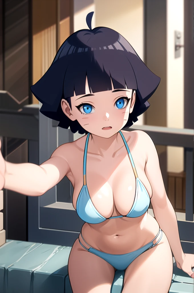 1girl, himawari, High Resolution, Masterpiece, bikini Large breasts, 