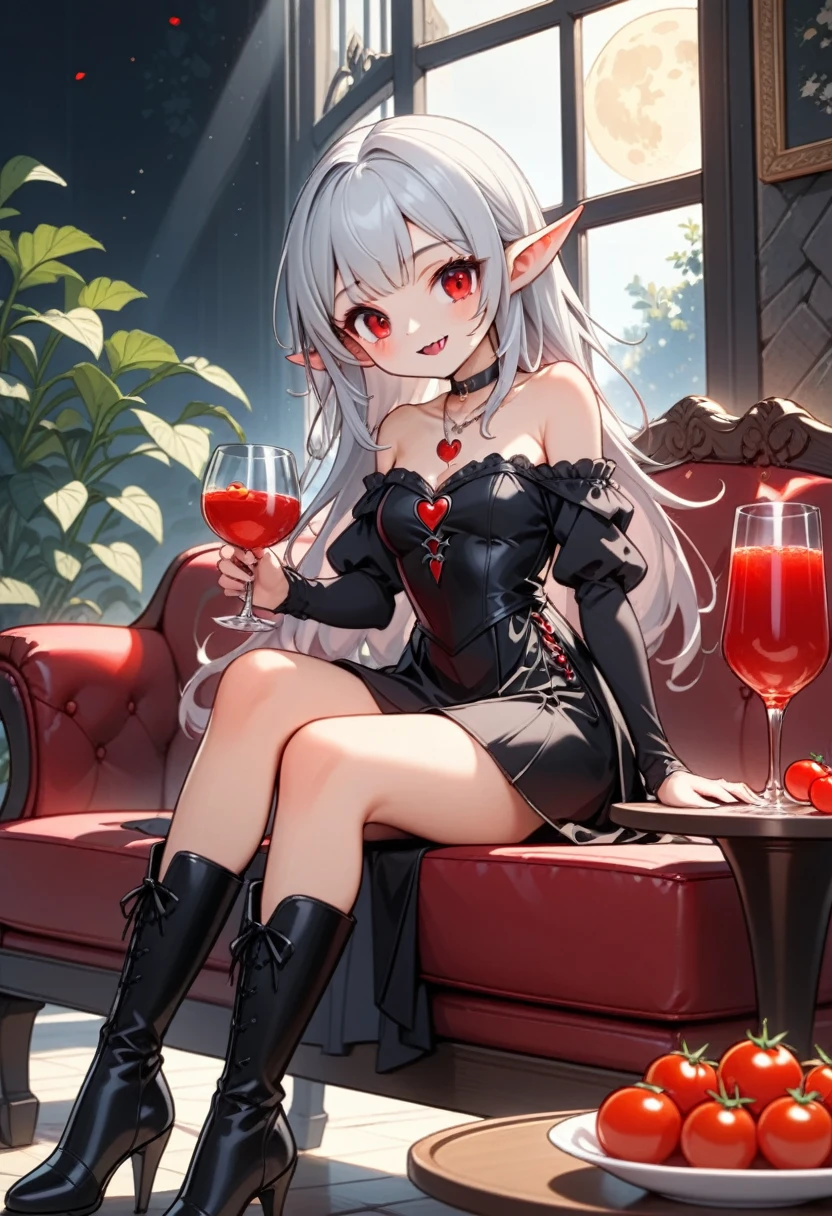 female devil with the horns, fire as background, White color hair, Off-the-shoulder attire, sexy dress, masterpiece, (high detail:1.1), Rough face, seductive, sexy pose, fashion model posing, Large breasts, Natural skin, high quality, NSFW, beautiful eyes, (Detailed face and eyes), (the face: 1 2), noises, Extra, real photograph, PSD, Lamp film photography, sharp focus, contrasty lighting, Delicate skin, High resolution 8K, insanely details, realistic-lying, professional photo shooting, 8K UHD, SLR camera, soft lighting, high high quality, film-grain, Fuji film XT3