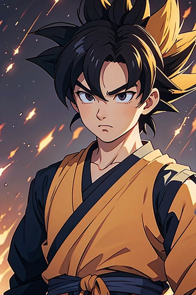 son goku, anime style