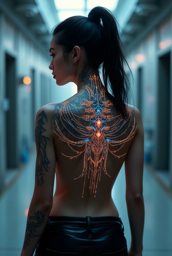 spidergirl,metaxneri ,native korean,back view,Cinematic,soft colors, Technicolor,natural skin textures, hyper realism, hyper detailed,Extremely detailed,High contrast,Masterpiece,Realistic,Ultra Detailed, intricate details,realistic humid leather,extremely intricate details,Epic Realistic, cinematic style, irina yermolova,high contrast,hdr,extremely detailed,masterpiece, intricate details, eyes extremely detailed, high detailed eyes,8k resolution,retina, Nikon Z9,Pisces, transition between two art styles, Double contact, X-ray, Creative, vivid light, fantasy, Abstract, Surrealism, super detailed, high resolution,in action,extremely dangerous landscape,Monteverde Cloud Forest of Costa Rica, Pisces, transition between two art styles, Double contact, X-ray,Mestichino,Light particles