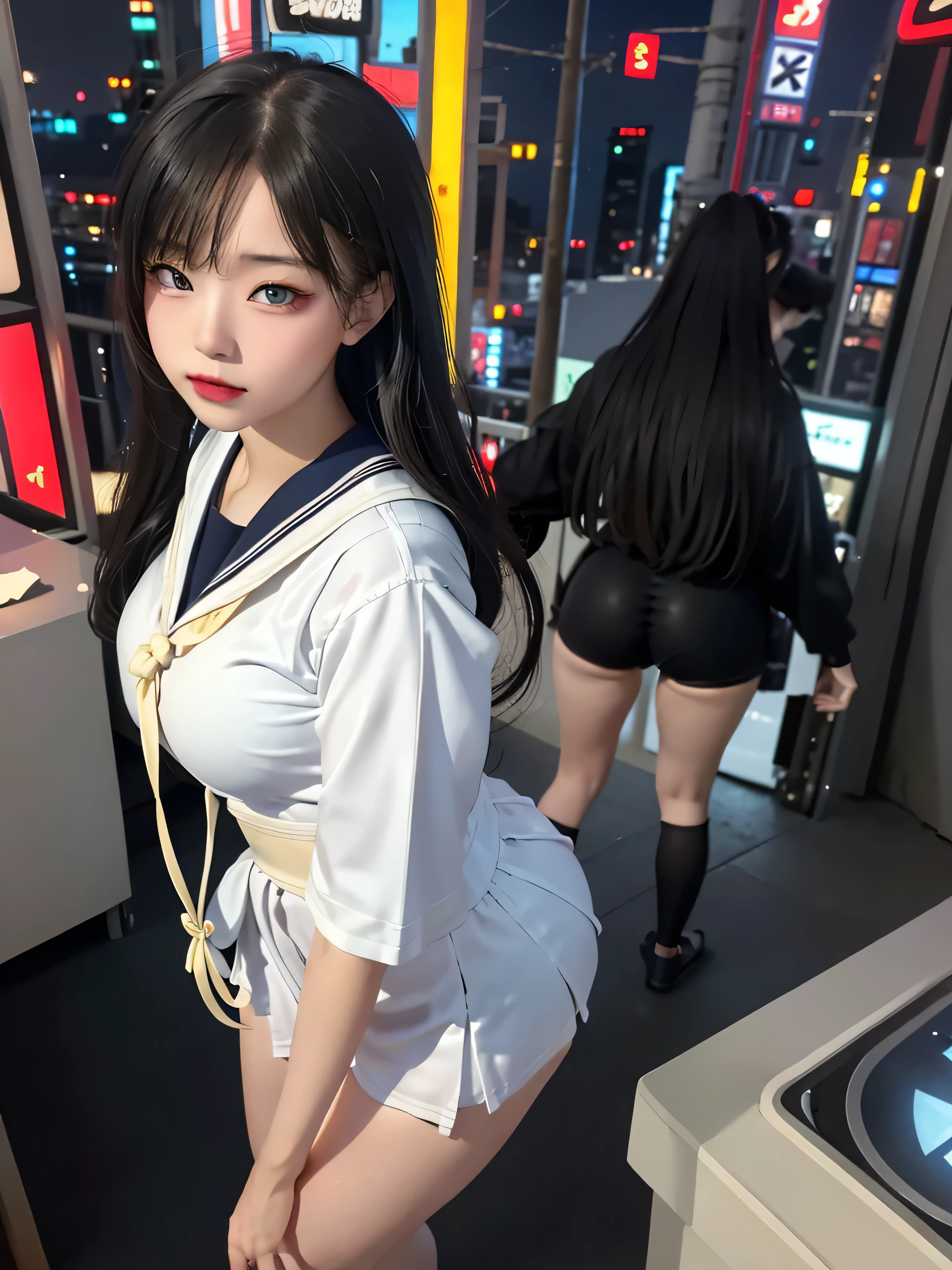   often plays sports , ( sailor suit:1.2), ( Clevis:1.0)、No pants, (cyberpunk setting: 1.2), Compensate,, ( 1 girl: 1.4), Best Quality, masterpiece, (reality: 1.2), Young woman, Lady,   detail face ,  beautiful eyes, Thin Hair, Fine skin,  Staring at the Audience, dramatic, Vibrant,  sharp concentration, 50mm, 1 1 1.2, EOS R8, (3/4 figures: 1.2), (With Akihabara in the background, : 1.6), (best quality details: 1.2), 8K HD,( spread his legs:1.2),

、(((masterpiece､Perfect description､Photo quality､High Resolution､)))､((( Anatomically Accurate Body ､Realistic body depiction )))､One person、alone、 white skin、((( panties)))、((( Lingerie)))、Big Breasts、breast、Chubby、Voluptuous、((big ass))、(((Realistic fingers)))、((( tight waist )))、((Perfect figure))､(( angle of view viewed diagonally from above ))、