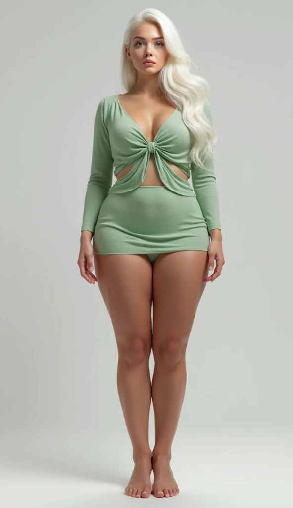 Please take a picture from the front, (8K), (Highest quality), (Realistic), (Three tall Japanese high school girls), 24-years-old, F Cup Big, Three Sisters, (Full body photo), (Angry with a super cute face, Angry face, Overlooking here, Arms crossed to accentuate cleavage, (Very wide thighs), (Plump legs), (They always wear black stockings.),Simple uniforms, The sisters wear the same uniform, Wearing a monochrome Japanese uniform, Street Snap, Japanese blonde hair, blonde hair, short hair, hairband, glaring, furrowed brow, makeup, grimace, scowl, Surrealism, first-person view, first-person view, Wide-Angle, uhd, anatomically correct, super detail, 16K, Full-body shot of a woman wearing a pleated mini skirt and black stockings, Korean girl, ( Ivory Black ), Choi Hong-hwa, Lee Ji-eun, Lee Ji-eun, Korean women's fashion model, Ulzzang, Korean, sakimichan, Jaeyoung Nam, Kim Tae-jun, Micro Mini Skirt, (The skirt is very short), (Very long legs), (Very wide thighs), (Plump legs), (She always wears black stockings.), (Wearing brown platform high heels), Accurate high heels, (Sperm is an opaque white liquid),Contrast of black stockings and white semen、I can see it clearly、(A lot of white semen flows on black stockings), ((A used, inflated condom belt is placed around the thigh)), ((A lot of used condoms full of sperm are hanging from his waist.))