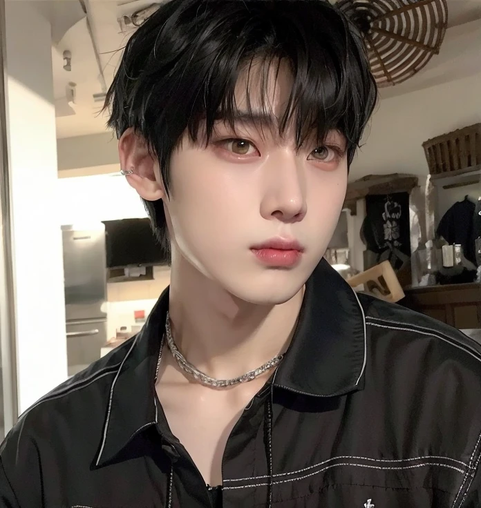 arafed asian man with a black shirt and a black shirt, Kim Doyoung, TaeJune Kim, Jungkook, Ulzzang macho, Cai Xukun, Hyung Tae, Jinyoung Canela, com cabelos curtos, Jung Jaehyun, Wonbin Lee, Hong June Hyung, Shin Jeongho, Hyung Tae Kim, Foto de perfil do headshot, Inspirado em Jeonseok Lee