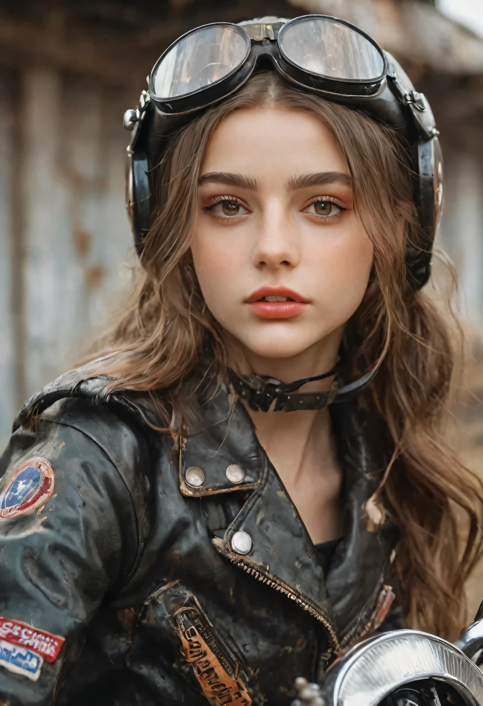 1 girl, in perfect portrait of Dasha Teran SDXL、 riding a retro motorcycle 、 motorbike dirty from combat 、goggles, My clothes were torn, the girl's clothes and face are stained from combat . Petite and slim, Small girl, ite girls, Fine Eye Details , scratched and rusted . , professionally color-coded , Professional Photography, Well drawn, masterpiece, hyper Realistic, Super detailed, high quality, 最 high quality, 4K, 8k, high definition, Very Young Girl , Young Face, cute, beautiful, ((nsfw、Realistic)),
Young Girl、
