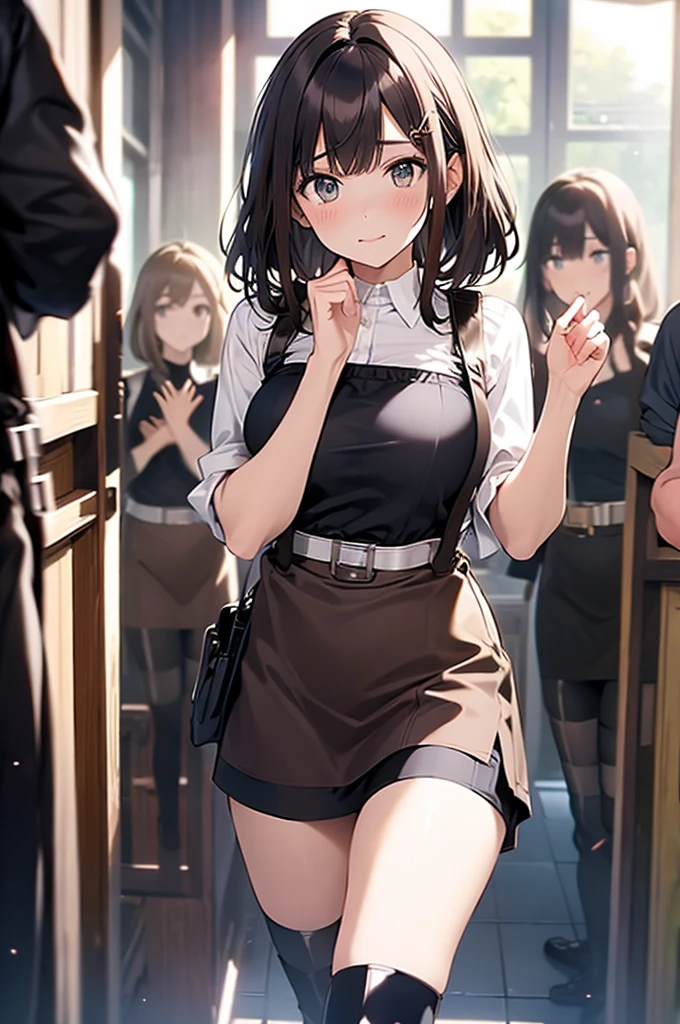 (8K, ultra-detailed, best quality, anatomically perfect body), (full body), (small breast:1.3), shiny skin, (Various girls), girls from 15 to 25 years old, bladder full tank, (have to pee:1.2), (urge to pee:1.4), (only one person peeing self:1.2), Pee flowing in the thighs, (very desperate to pee:1.2), (going to the restroom entrance), waiting for restroom with line of girls in queue, (standing:0.8), (Each one has a different maxi little black dress:1.4), (Each one has a different boots:1.1), (Each one has a different hair), (knees together and feet apart:1.3), (Rub each other's thighs:1.3), (leaning forward:1.1), one hand between legs, (skirt lift:1.2), (holding the crotch:1.3), (stroking own abdomen:0.9), (stroking one's own thighs:1.1), (blush:1.3), (embarrassment1.5), (impatience:1.3), (flustered:1.3), (fidgeting around), (flowing sweat), (sexy body twist:1.5), (panting:1.4), (breathless:1.3), closed eye, (parted lips:0.6), (orgasm:1.2), (refreshing:1.3), Weakness, looking away, (crisis:1.3), (from side:0.8), (worm's eye view:0.9),